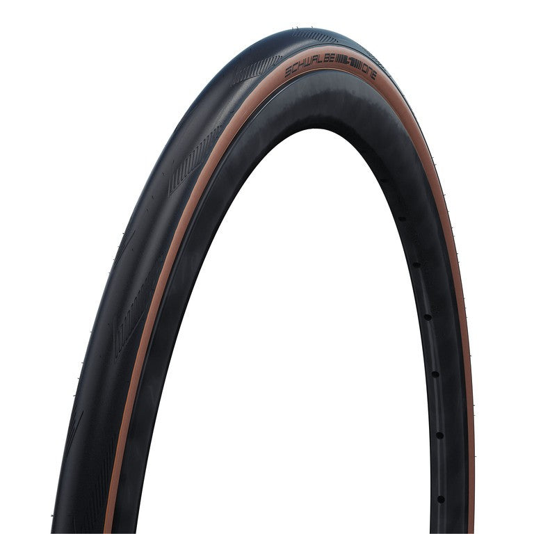 SCHWALBE ONE TUBE TYPE 700x25C (25 - 622) black / brown E-25 ADDIX