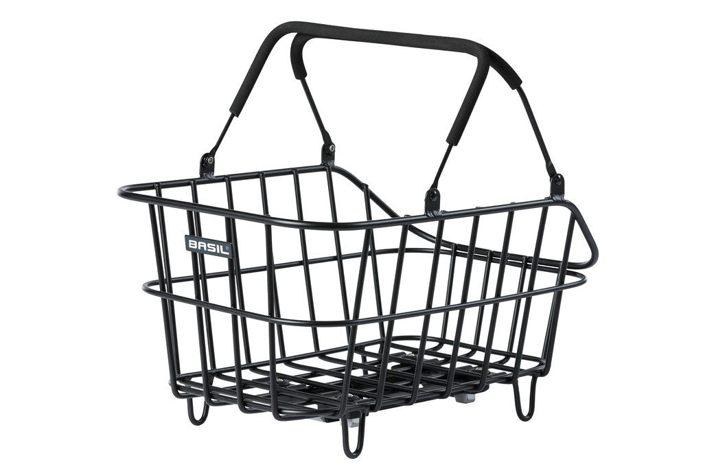 Cestino post. Basil Cento Alu MIK nero opaco, all, MIK