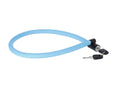 AXA Resolute 60/6 Kabelschloss, Länge 60 cm, Ø 6 mm, blau-eis