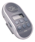 Radio con búsqueda automática de canales y conexión MP3, sin pilas