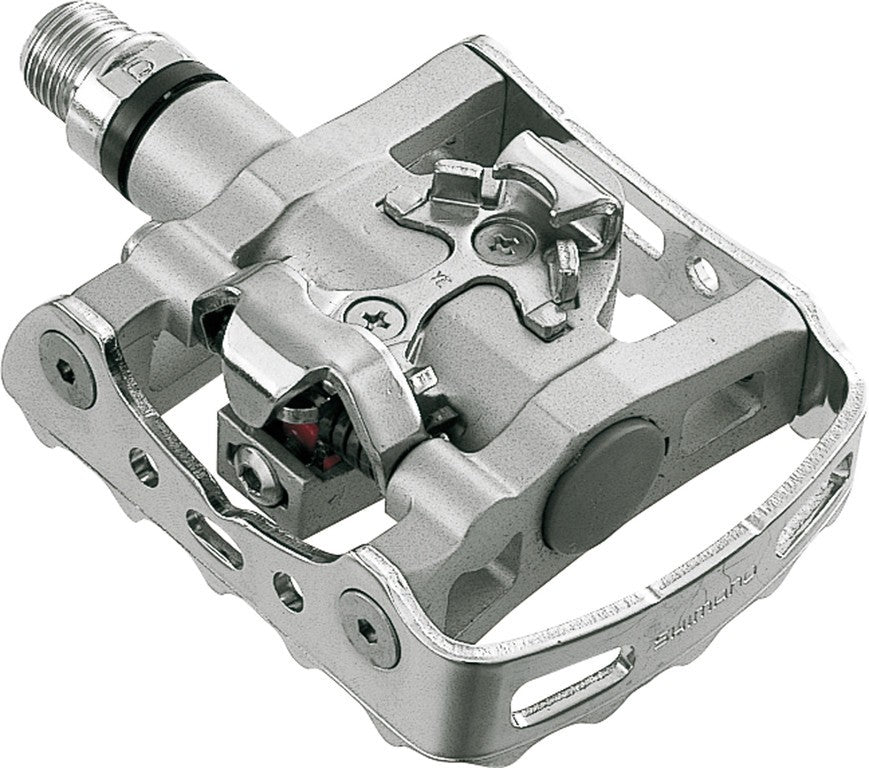 Pedale SPD Shimano PDM324 arg9/16",unilaterale,sist.zampa orso