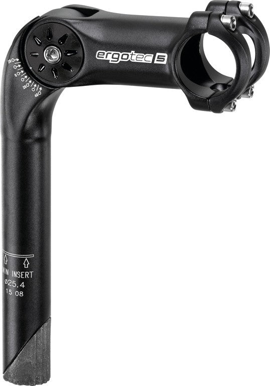 Att. man. Ergotec Octopus XL/31,8 180/100mm, Ø 31,8mm, nero, all
