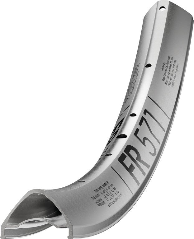 Llanta DT Swiss FR 571 DB de 27,5", plateada, 32 agujeros, 584-30 mm