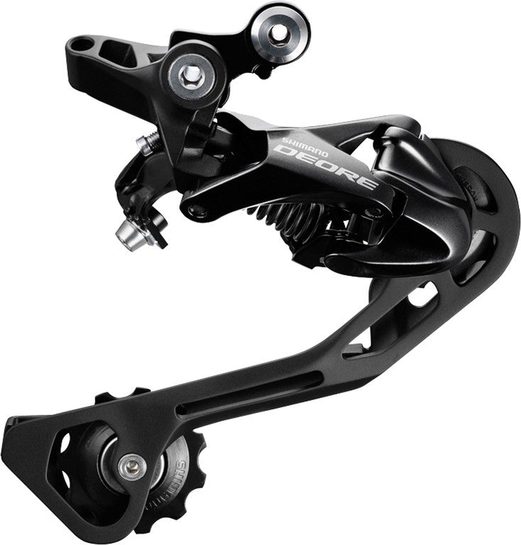 Deragl. post. Shimano Deore RD-T6000SGSL 10 vel., gabbia lunga, nero
