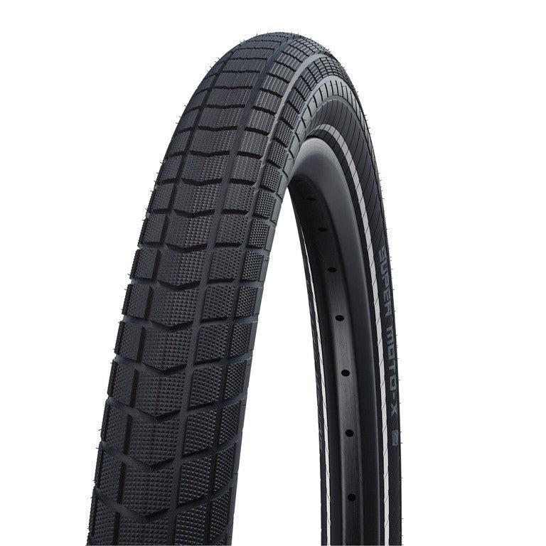 SCHWALBE SUPER MOTO-X Perf DD 20x2.80 (70 - 406) black reflex E-50 ADDIX