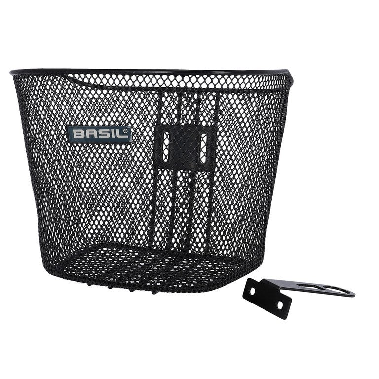 Cestino ant. p. bambini Basil Toronto 20,5x26x20cm, nero, a maglie strette