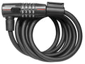 Lucc. a spirale c. comb. Trelock SK 210 lung. 180cm, Ø10mm, nero