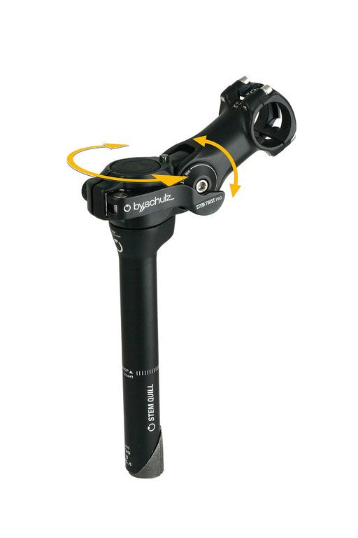 Att.man. by.schulz StemQuillTwist ProSDS 118mm, 31,8mm, -20/60°, nero, all