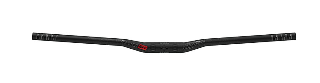 Ergotec Low Riser 6+ Lenker Ø 31,8 mm, 780 mm, 12°/+5°, Aluminium, schwarz