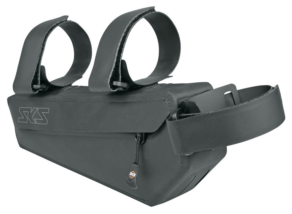 Borsa da sella SKS Race Framebag nero, 230x40x100mm, 650ml, 90g