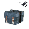 Basil Bohème MIK Doppeltasche, Indigoblau, 35 l, MIK