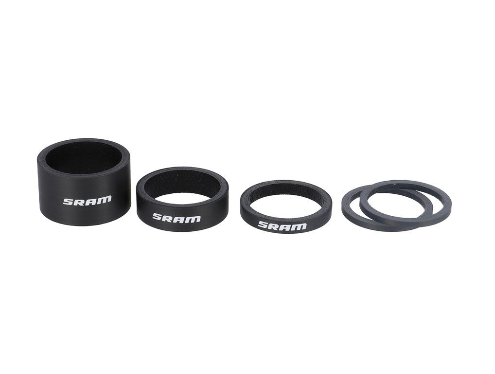 SRAM UD Carbon Steuersatz-Spacer-Set 2,5 mm x 2, 5 mm x 1, 10 mm x 1, 20 mm x 1