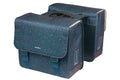 Borsa doppia Basil Flair MIK navy, 35l, con piastra di adatt. MIK 2.0