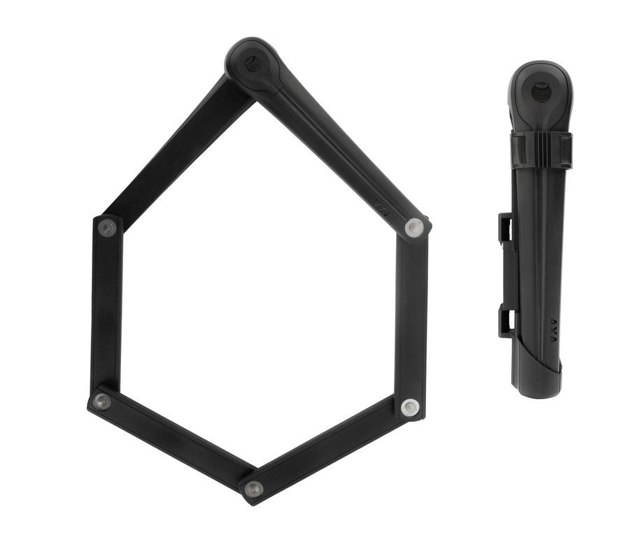 Lucchetto pieg. Axa Fold 100 100cm, Ø7mm, nero