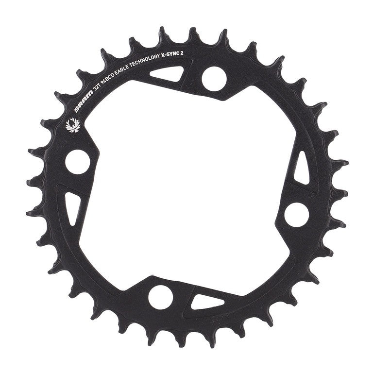 Plato Sram X-Sync de 12 velocidades. Eagle 32 dientes, negro, aluminio, 94 mm, LightPwrd EMTB
