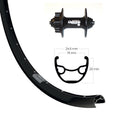 R.ant. 29" Deore 6.Loch nero sg.r.32L Ryde Rival 19Disc raggi acciaio inox ne.