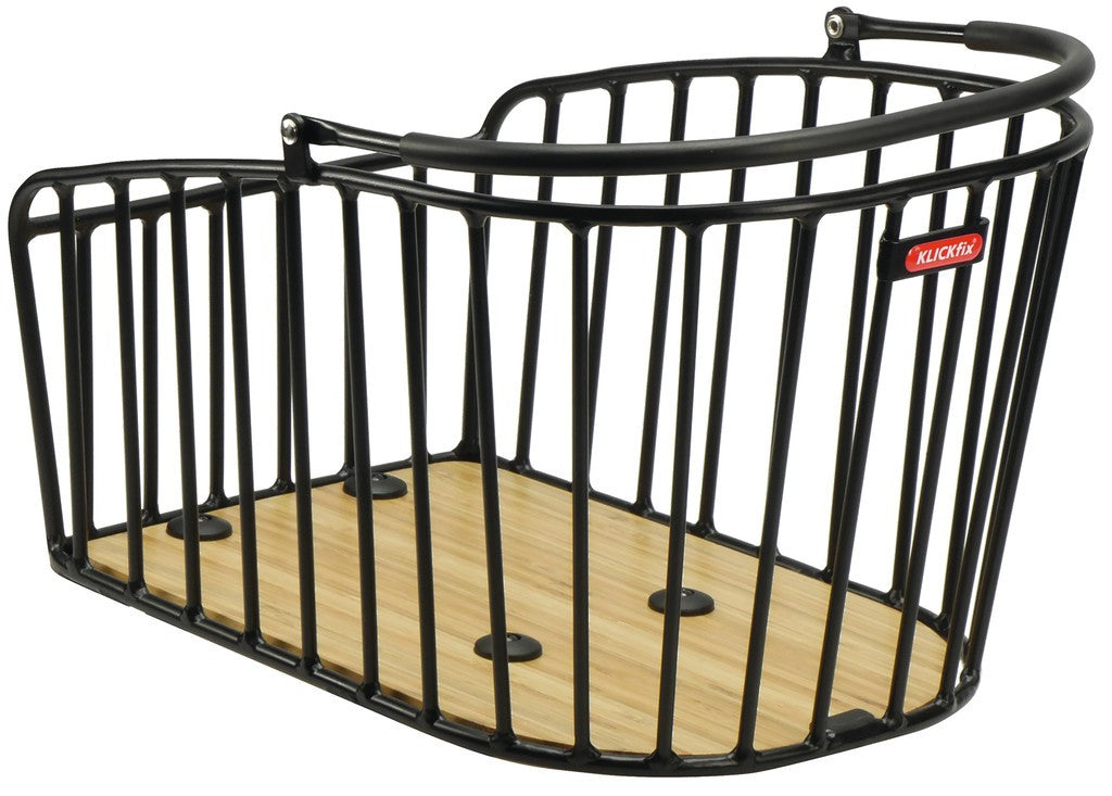 Cestino post. KLICKfix Alumino GT nr 42x28x25cm, nero, per Racktime