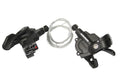 SRAM X3 3x7-Gang-Triggerschalthebelset, schwarz, 1:1, Index