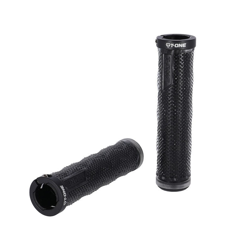 Puños T-One DOT de 130 mm, individuales, transparentes/negros