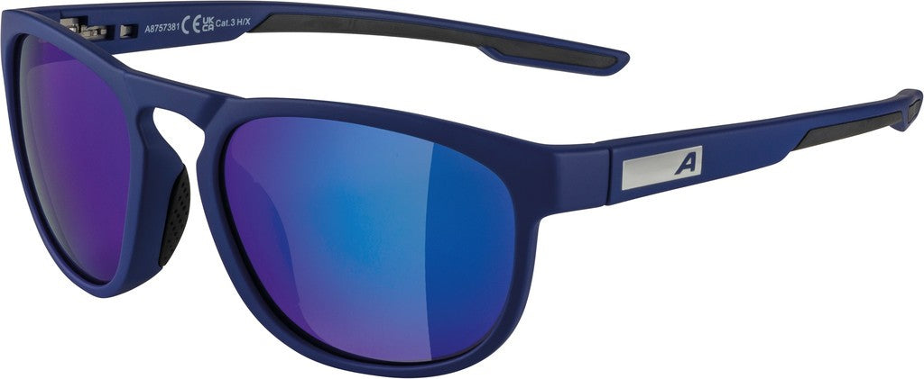 Alpina Rift blaue Midn Sportbrille. Op, blaue Gläser, Kategorie 3