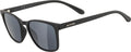 Gafas de sol Alpina Yefe, color negro opaco, lente espejada negra, cat. 3