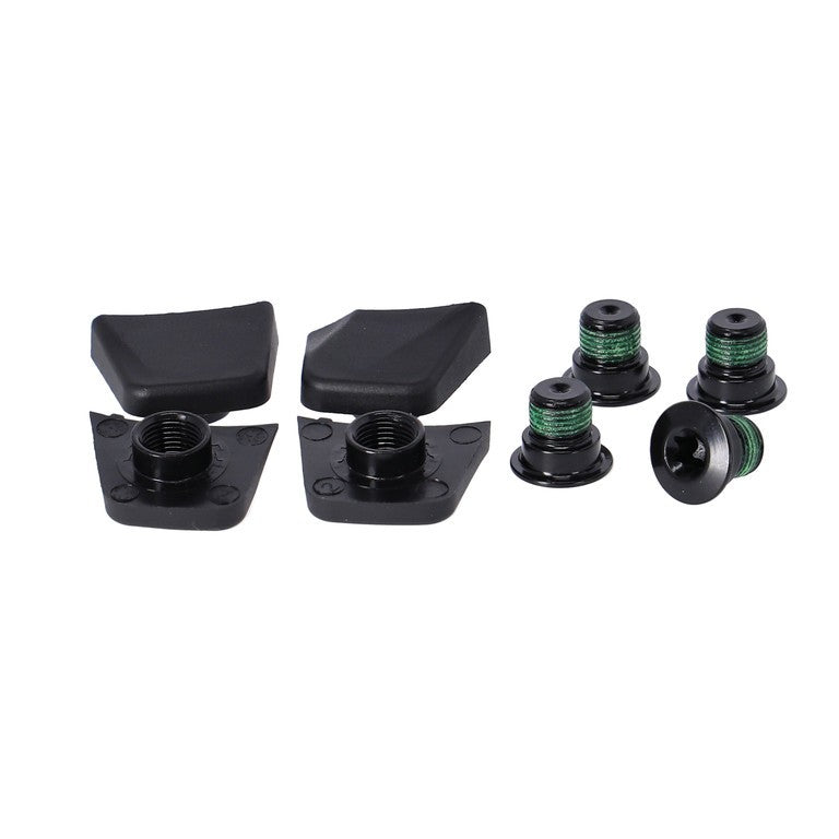 Kit de tornillos para plato rojo 11.6918.004.001, 4 brazos, aluminio negro, D1
