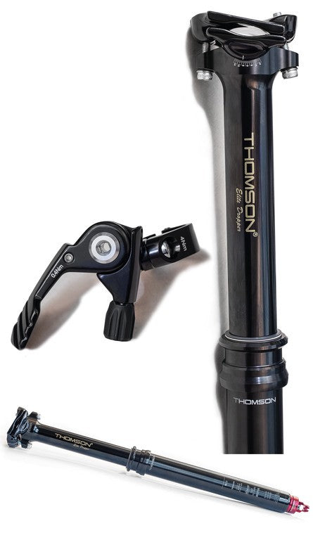 Reggis.telesc. ThomsonCovertBlackDropper Ø 34,9mm, corsa 150mm, nero