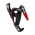 Portaborraccia Elite CustomRacePlus gomma elastom., nero lucido/rosso
