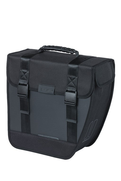 Borsa singola Basil Tour destra nero, 34x14x34cm, 14 l, impermeabile