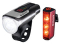 Set di luci LED a batteria SIGMA Aura 80 USB/Blaze, funzione luce frenata
