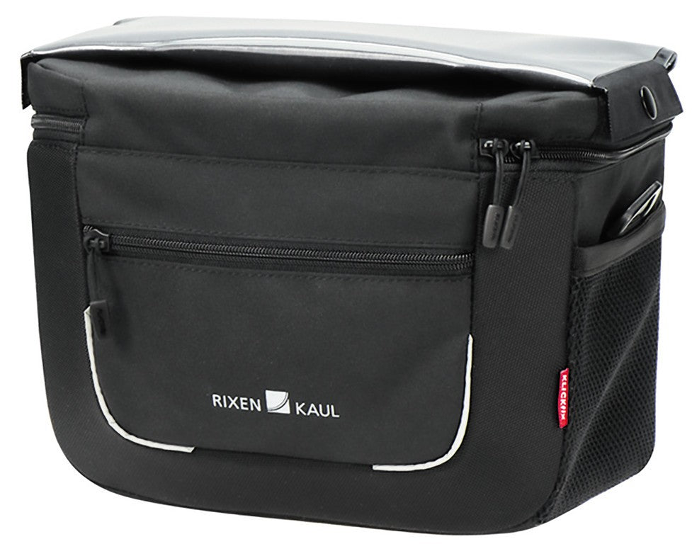 Borsa da manubrio KLICKfix Aventour nero,27x20x19cm,6,5l,820g,s.adatt.