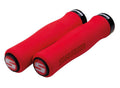 Puños de espuma SRAM Contour de 129 mm y Ø 22 mm, individuales, rojo/negro