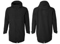 Parka antipioggia Basil Mosse jet black, t. L, uomo