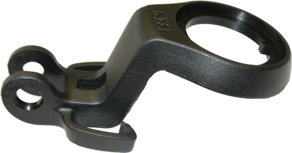 B&amp;M Kunststoff-Lichthalter, befestigt an einem 1 1/8"-Headset