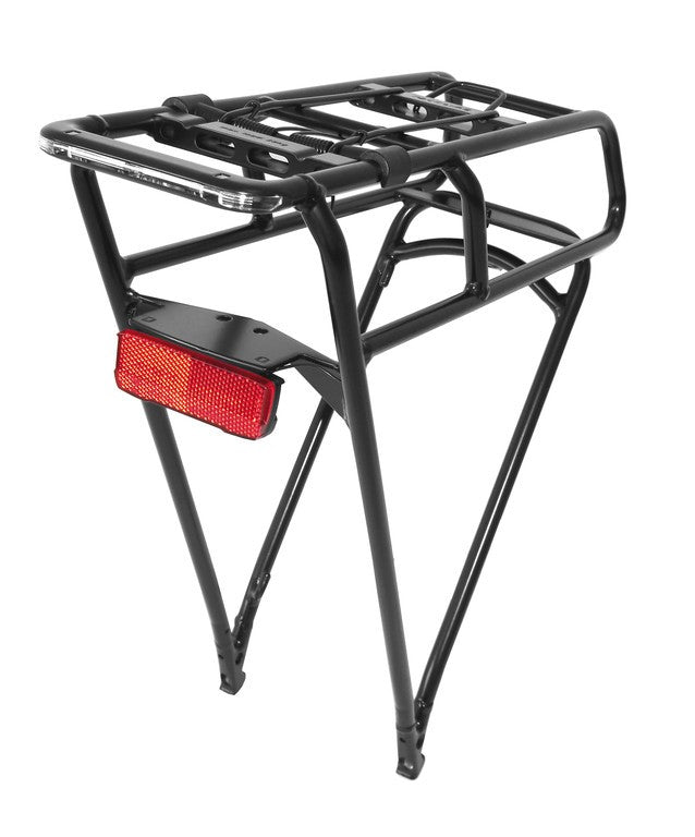Gepäckträger, 28", Sinus Racktime, schwarz, mit Rack-Akkuhalterung