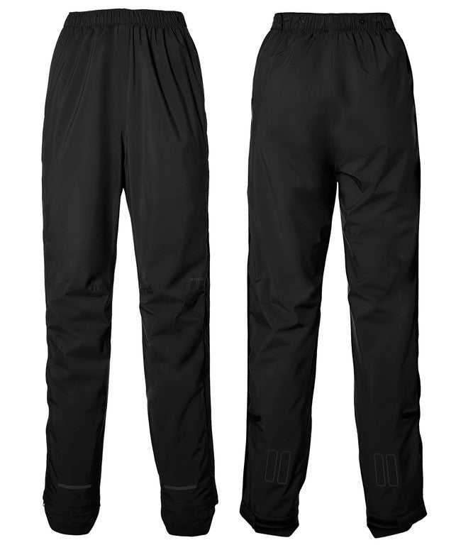 Pantaloni antipioggia Basil Skane jet black, t. XXLong, uomo