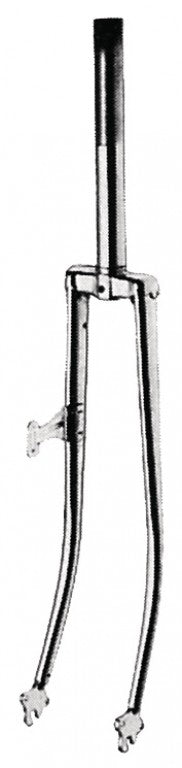 Horquilla deportiva de 26" de cromoly, 1" y 185 mm/70 mm