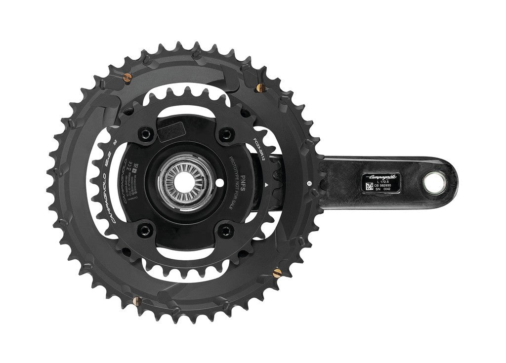 Guar. SuperRecord WRL ProT Carbon 12v 12v., 32-48d., 175mm, con Powermeter
