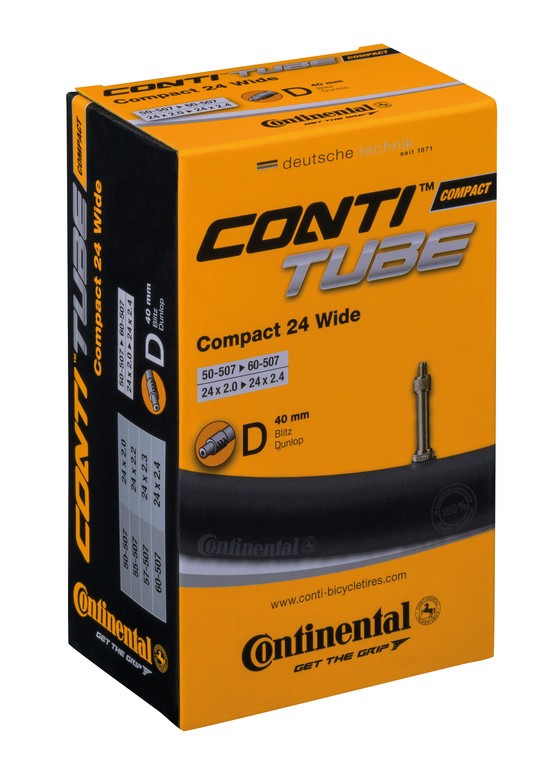 Conti Compact 24 breit 24x2.0-2.4" 50/60-507 DV 40mm Innenschlauch