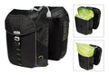 Basil Miles Doppeltasche, schwarz-limette, 34 x 16 x 43 cm, 34 l, wasserdicht