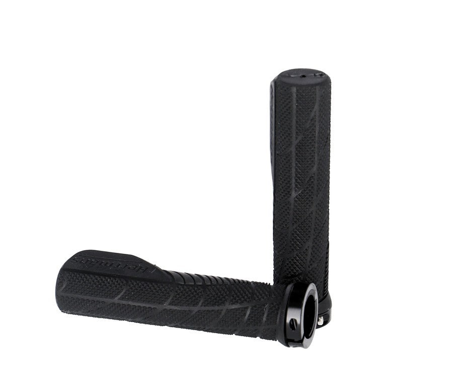 HERRMANS Shark Lock Fin 130mm grips, Ø 22mm, negro