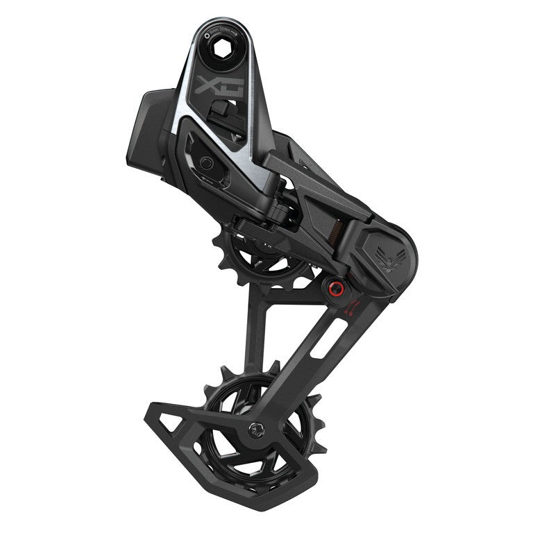 Der. post. SRAM X0 T-Type Eagle AXS 12vel, gabbia lunga, nero, all