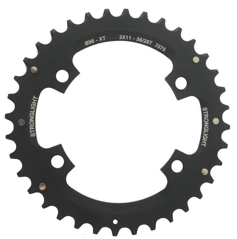 Stronglight MTB Shimano 2x11 Kettenblatt für XT FC-M8000/SLX extern 38(28)d schwarz