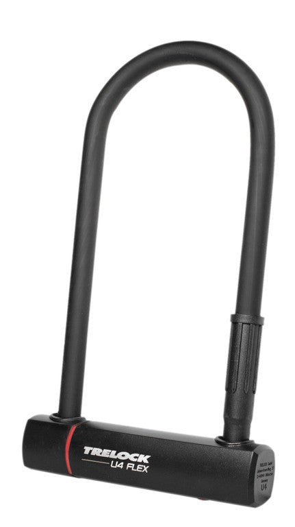 Lucc. ad arco Trelock U4 Flex 10,2x23cm, Ø14mm, nero