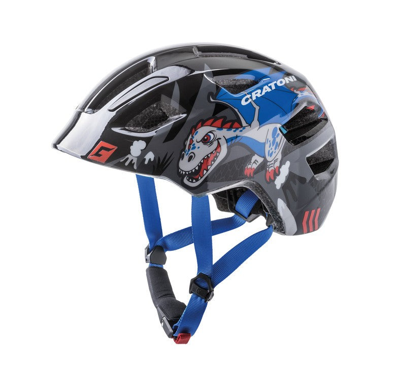 Casco bici Cratoni Maxster (Kid) t. XS/S (46-51cm) drago/nero lucido