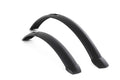 Hebie Taipan 26 Schutzblechset, schwarz, ca. 60 mm, mit Spritzschutzblechen 0759E
