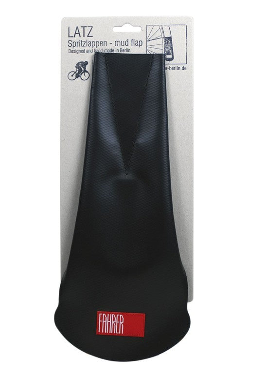 Paraspruzzi Latz XL Fahrer nero, protezione per rimorchio bici