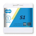 Catena KMC S1 Wide RB 1/2" x 1/8", 112 maglie, 8,6 mm, argento