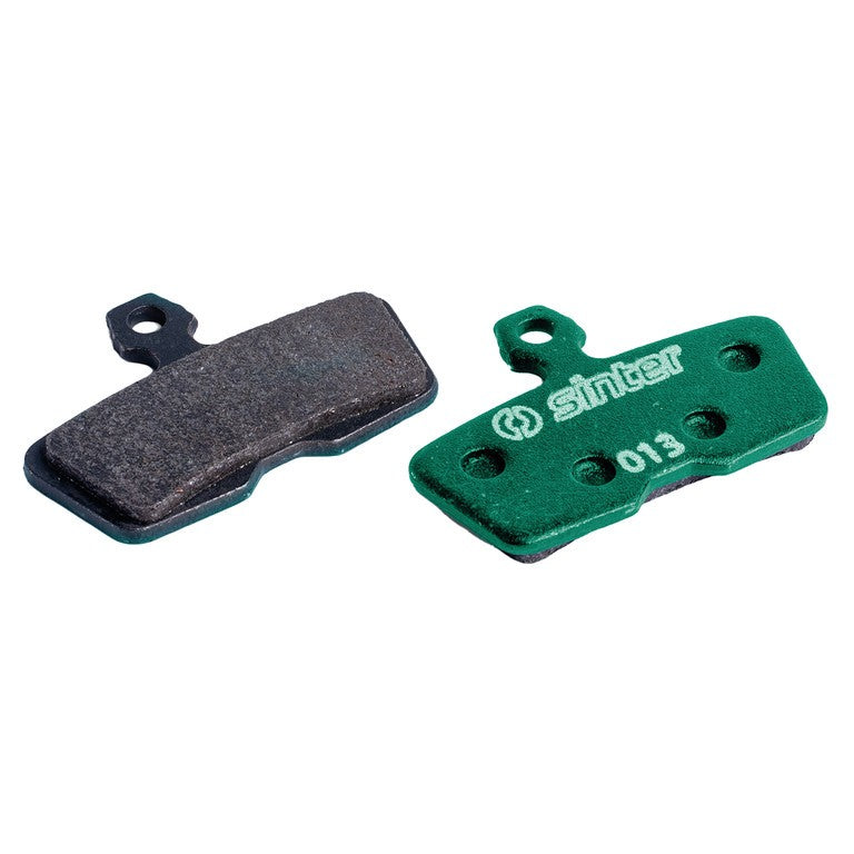 Pastiglia freno a disco Sinter 013 Sram organica, MTB Race, verde, UDV=25pz.