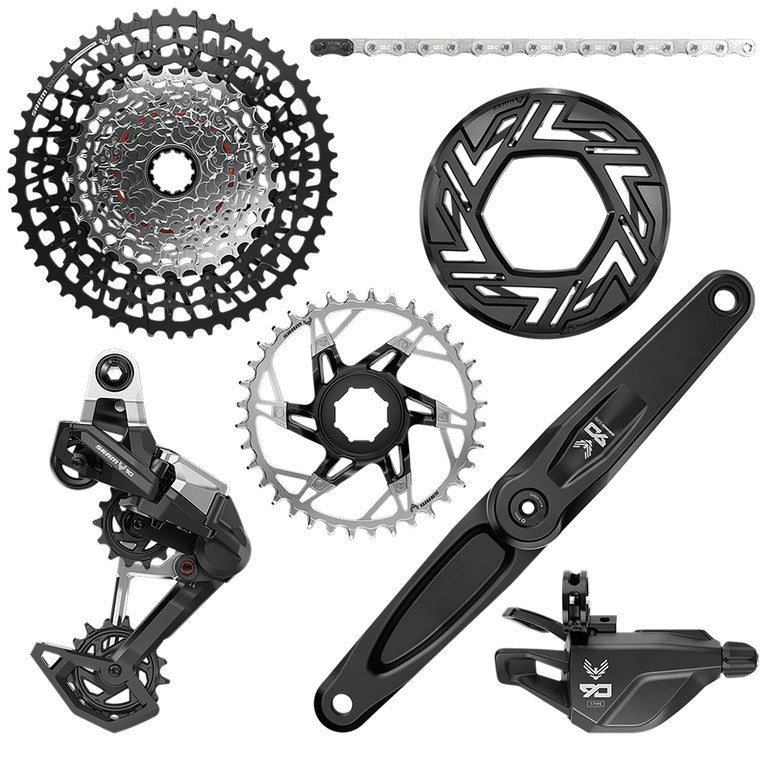 SRAM Eagle 90 EMTB A1 DUB, SRAM Brose, 170 mm, 36 Zähne, XS-1275, 10-52 Zähne Kassette